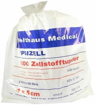 Holthaus Ypsizell Zellstofftupfer 4x5 cm (14204)