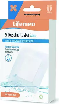 Lifemed Duschpflaster XXL Aqua transparent (99104)