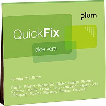 Plum QuickFix Aloe Vera Pflaster Nachfüllpack mit 45 Pflastern (5514)