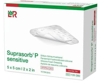 LR Suprasorb P sensitive border 5 x 5 cm 10 Stück