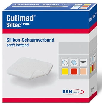 BSN Cutimed Siltec Plus 6 x 5 cm 12 Stück