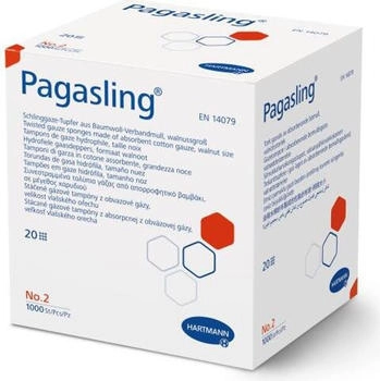 Hartmann Pagasling Schlinggazetupfer Gr. 2 1000 Stück