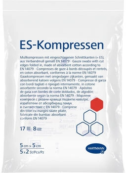 Hartmann ES-Kompresse steril 10 x 10 cm 8-fach á 5 x 2 Stück