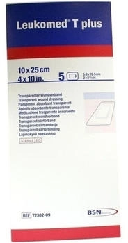 BSN Leukomed T plus Wundverband 25 x 10 cm 5 Stück