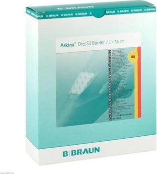 B. Braun Askina DresSil Border 7,5 x 7,5 cm 10 St&uuml;ck