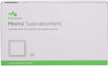 Mölnlycke MEXTRA Superabsorbent Kompresse steril 12,5 x 22,5 cm 10 St.