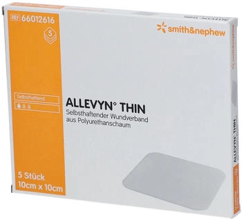 Smith & Nephew Allevyn Thin, Schaumverband 10 x 10 cm