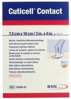 Bsn Medical Cuticell Contact Elastische Silikonwundauflage 7,5x10cm St&uuml;ck 5