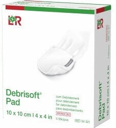 LR Debrisoft Pad 10 x 10 cm 5 Wundreinigungspads