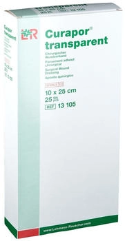 LR Curapor transparent Wundverband steril 10 x 25 cm 25 St&uuml;ck