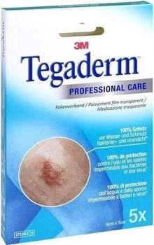 3M Tegaderm Film Transparentverband 6 x 7 cm 5 Stück
