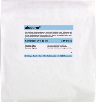 Söhngen aluderm Kompresse 20 x 20 cm 50 Stück