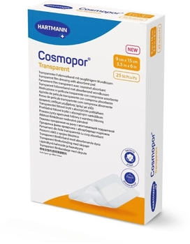 Hartmann Cosmopor Transparent 9 x 15 cm steril 25 St&uuml;ck