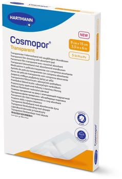 Hartmann Cosmopor Transparent 9 x 15 cm steril 5 Stück