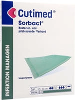 PZN-DE 07343298, Cutimed Sorbact Saugkompressen 10x10 cm 6 St Kompressen,...