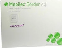 Mepilex Border Ag Schaumverb.10x12,5 cm 5 St