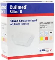 Cutimed Siltec B Schaumverb.12,5x12,5 cm 12 St