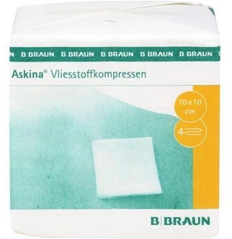 B. Braun Askina Vliestoffkompressen 10 x 10 cm 100 Stück