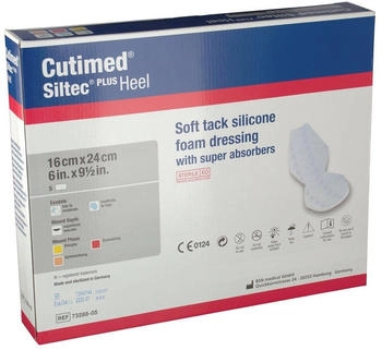 BSN Cutimed Siltec Plus Heel 24 x 16 cm 5 Stück