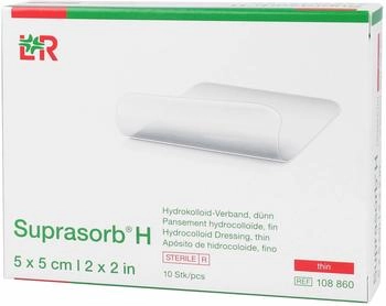 LR Suprasorb H dünn 5 x 5 cm 10 Stück