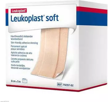 BSN Leukoplast soft 8 cm x 5 m 1 Rolle