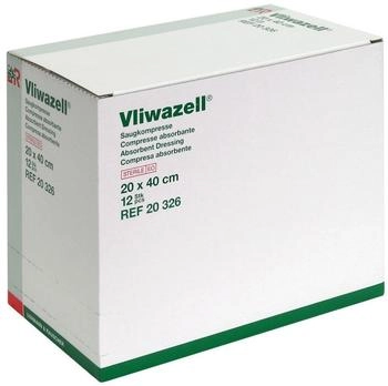 LR Vliwazell steril 20 x 40 cm 12 Stück