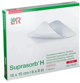 LR Suprasorb H standard 15 x 15 cm 5 Stück