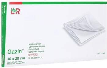 LR Gazin Kompressen steril 10 x 20 cm 8-fach 5 x 2 Stück