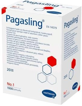 Hartmann Pagasling Schlinggazetupfer Gr. 1 1000 Stück