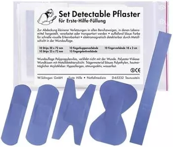 Söhngen Detectables Pflasterset für Erste-Hilfe-Füllungen