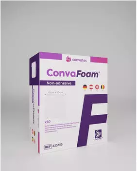 ConvaTec ConvaFoam nicht adhäsiv 10x10cm 10 Stück