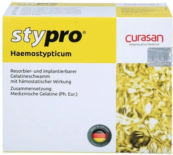 Dahlhausen Stypro Gelatineschwamm Cubus 10x10x10mm 30 Stück