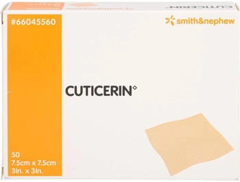 Adequapharm Cuticerin 7,5x7,5 cm Gaze m.Salbenbeschichtung 50 St