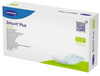 Adequapharm Zetuvit Plus Silicone steril 10x20 cm 10 St