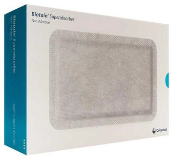 1001 Artikel Medical BIATAIN Superabsorber nicht-haftend 12x22 cm 10 Stück
