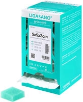 Ligasano gr&uuml;n Steril 2x5x5 cm Spenderbox 15 St