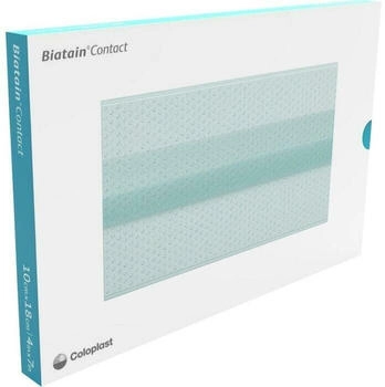 Coloplast Biatain Contact Silik.Kont.Aufl.10x18 cm n.haft. 10 St
