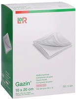 Gazin Mullkomp.10x20 Cm Steril 8fach