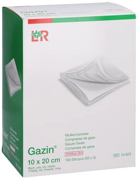 Avitamed GAZIN Mullkomp.10x20 cm steril 8fach 50X2 St&uuml;ck