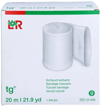 Acti Medi TG Schlauchverband Gr.9 20 m weiß 1 St