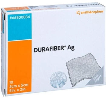 ACA Müller Durafiber Ag 5x5 cm Verband 10 St