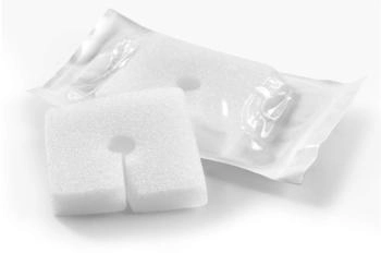 Ligamed Ligasano weiß Schlitzkompresse 1x5x5 cm steril 20 Stück