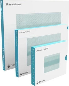 Coloplast Biatain Contact Silik.Kont.Aufl.18x30 cm n.haft. 5 St