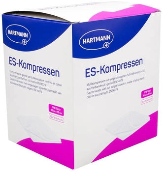Crosp Medical ES-Kompressen steril 10x10 cm 12fach Großpackung 10X10 Stück