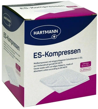 Acti Medi ES-Kompressen steril 10x10 cm Gro&szlig;packung 5X20 St&uuml;ck