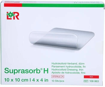 Acti Medi Suprasorb H Hydrokoll.Verb.dünn 10x10 cm 10 St