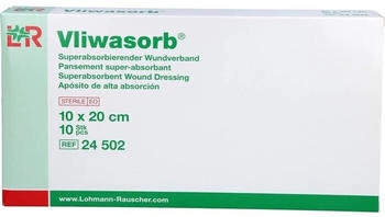 Acti Medi Vliwasorb superabsorb.Saugkomp.steril 10x20 cm 10 St