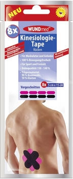 Axisis Kinesiologie Tape 5x15 cm Rücken 8 St