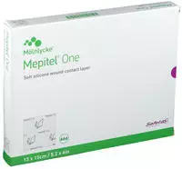 Mepitel One 13x15 cm Silikon Netzverband 5 St