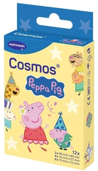 Hartmann COSMOS Peppa Pig Pflasterstrips 3 Größen 12 Stück